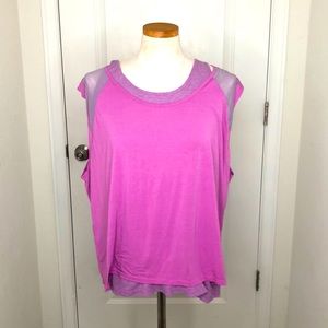 Tangerine Work Out Tank XXL